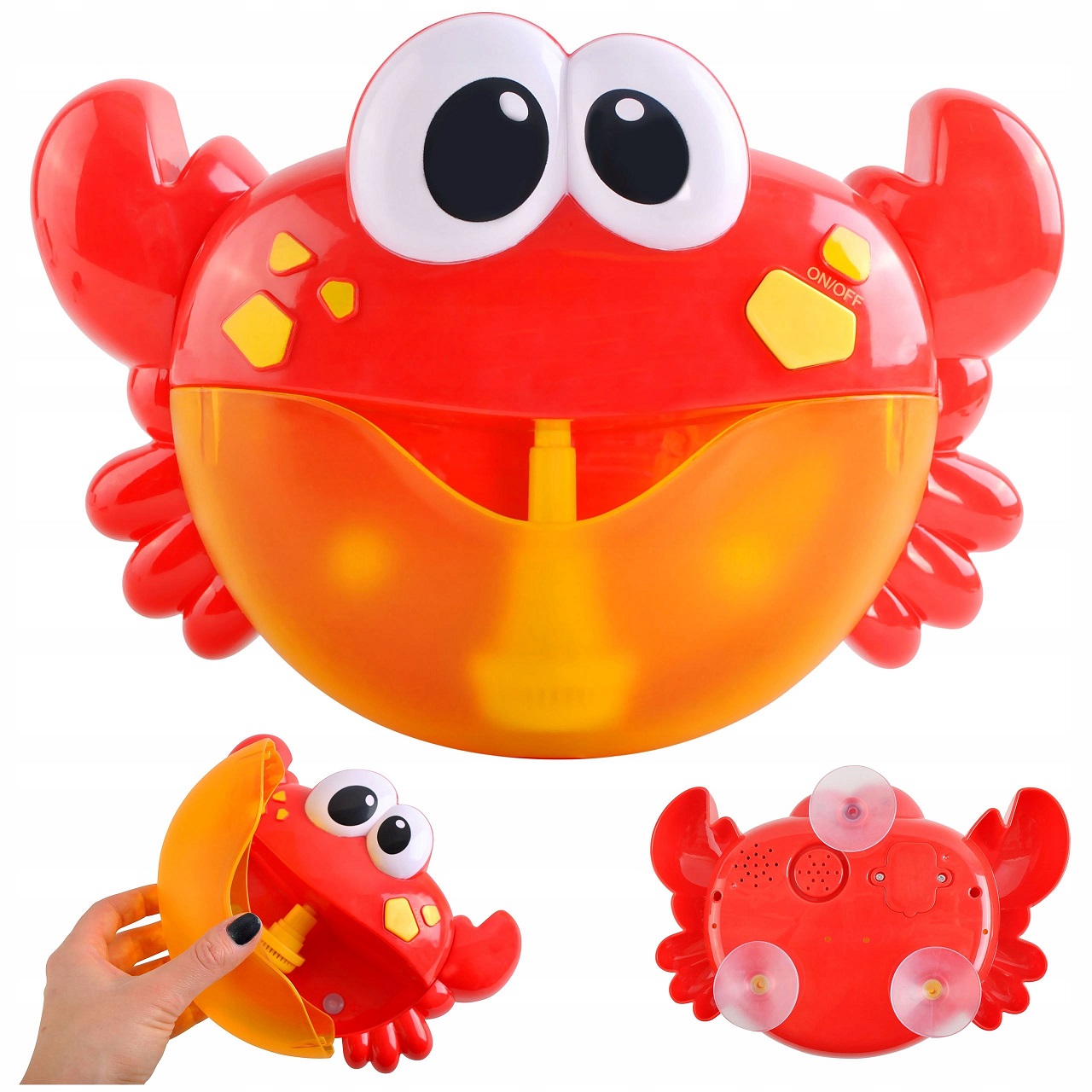 Krab zábavný bublinkovač do vany se zvukem