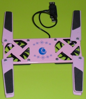 Chladící teleskopický stojan pod notebook  Cooler Pad