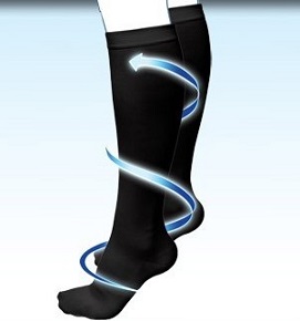 Kompresní zdravotní ponožky Miracle Socks - černé