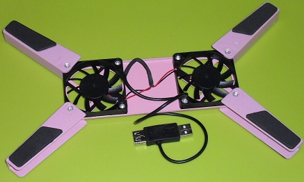 Chladící teleskopický stojan pod notebook  Cooler Pad