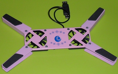 Chladící teleskopický stojan pod notebook  Cooler Pad