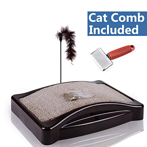 Škrabadlo pro kočky s kartáčem Cat Scratch Post