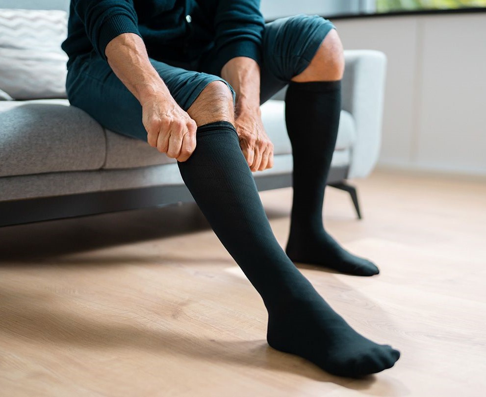 Kompresní zdravotní ponožky Miracle Socks - černé