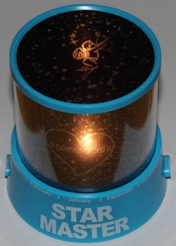 LED projektor a lampička noční oblohy Star Master - modrý