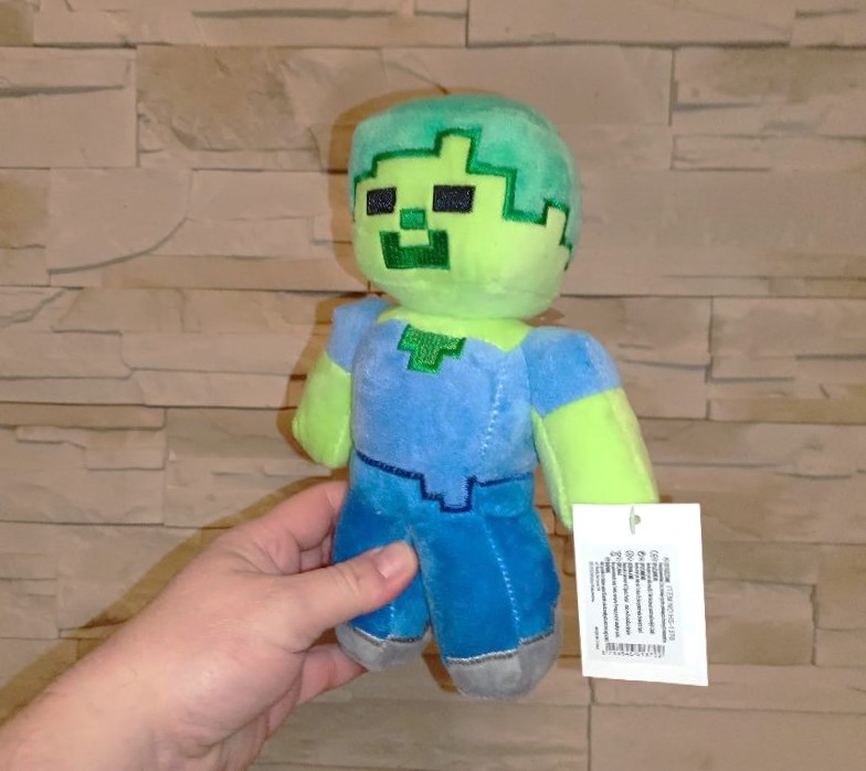 Plyšová hračka minecraft Zombie 