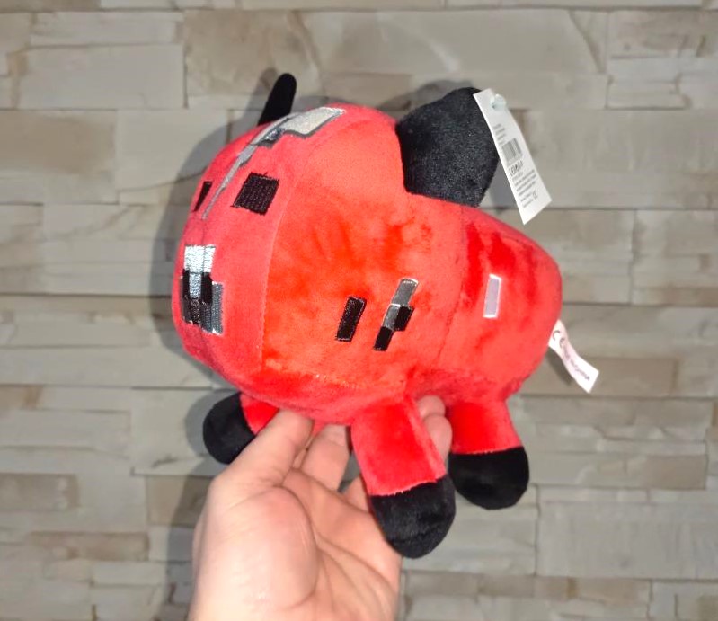 Plyšová hračka minecraft Baby Mooshroom 
