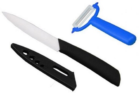 Keramický nůž se škrabkou Ceramic Knife 2v1