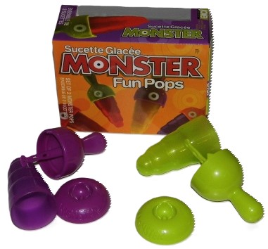 Veselé formičky na nanuky Monster Fun Pops 2ks VÝPRODEJ