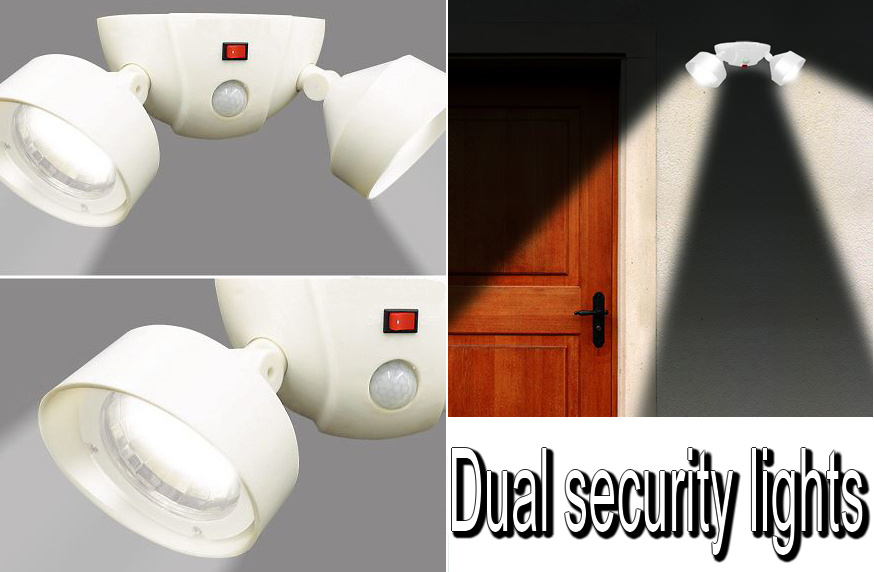 Duální LED světlo s detektorem pohybu Cordless