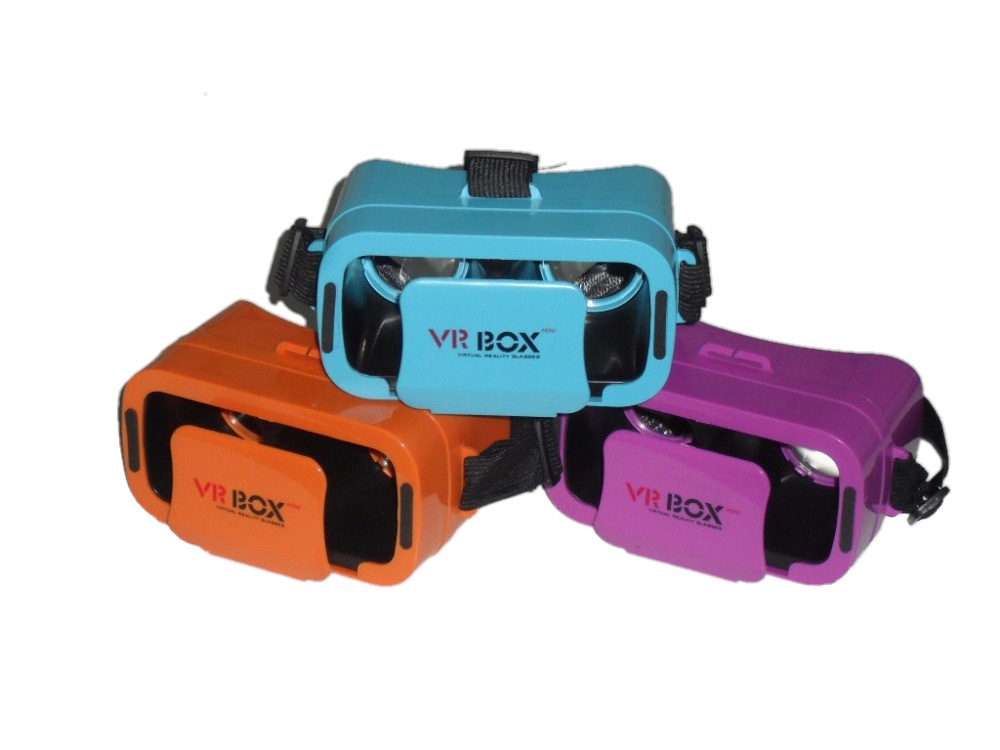 Virtuální 3D brýle na mobil VR BOX pro děti - více barev na výběr