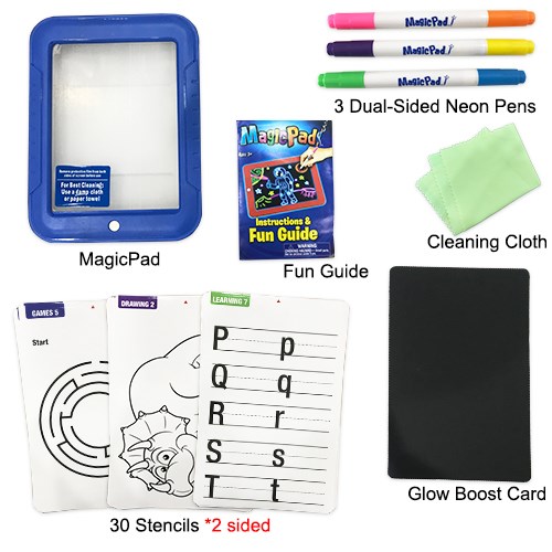 Svítící tabulka Magic Sketchpad - modrá 2. jakost