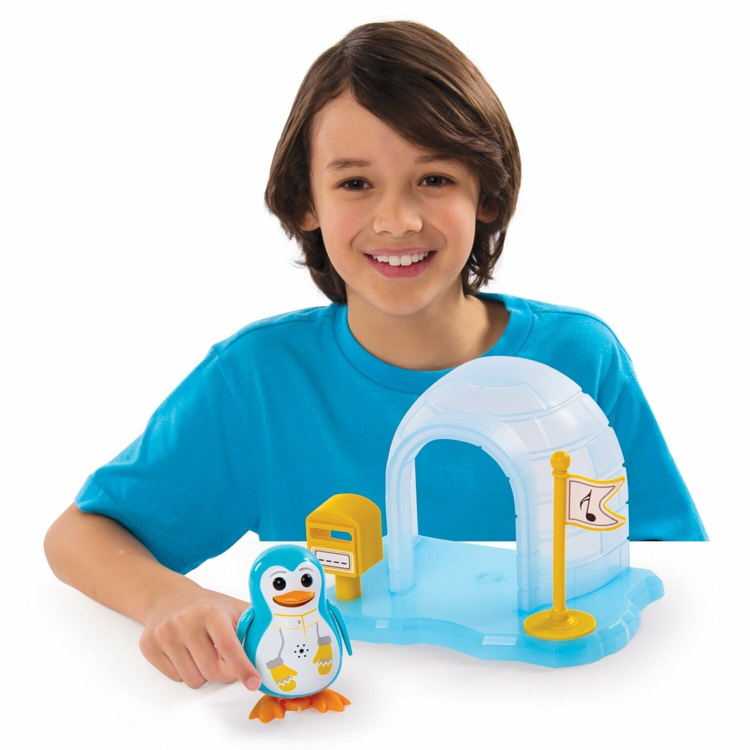 Digi Penguins s píšťalkou Tučňák Iglu - modrý VÝPRODEJ