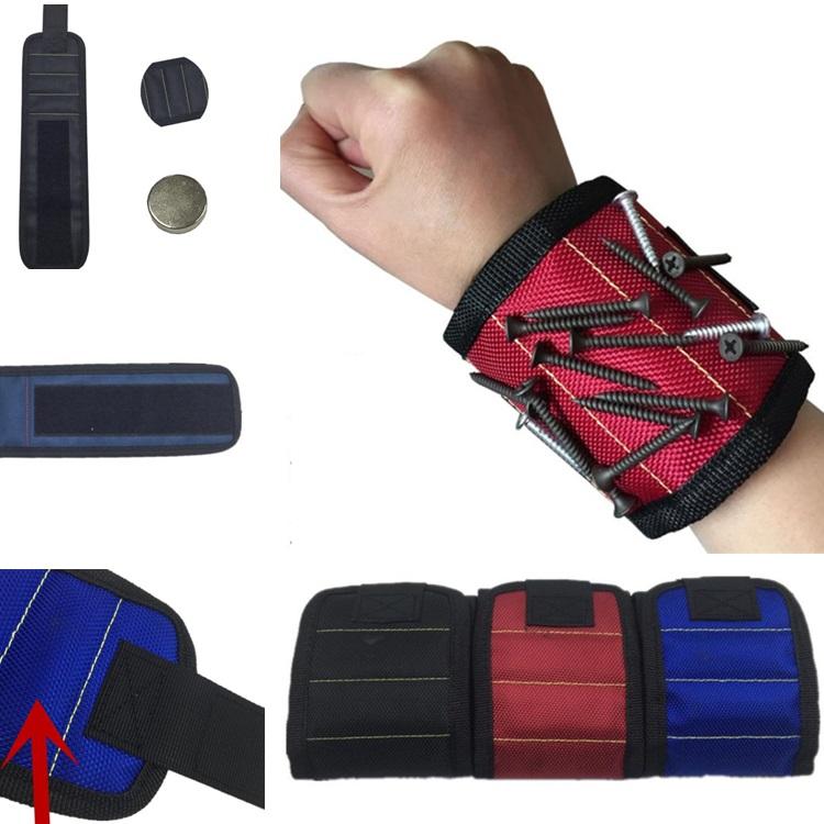 Magnetický náramek pro kutily Magnetic Wristband - modrý