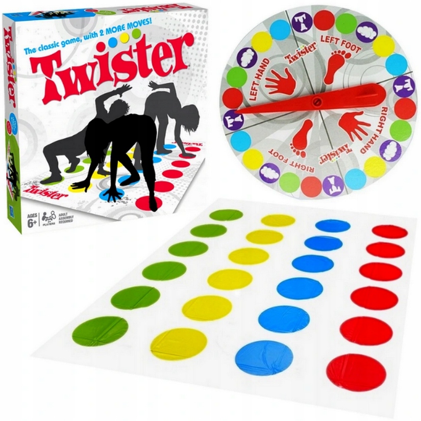 Twister společenská zábavná hra - anglická verze