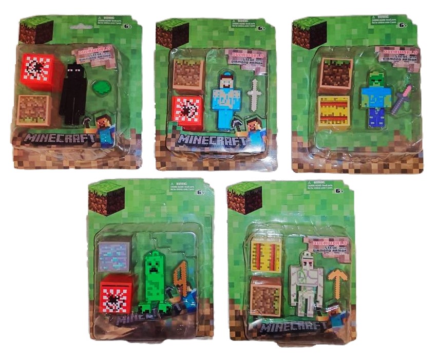 Figurka Minecraft s doplňky - více modelů na výběr VÝPRODEJ