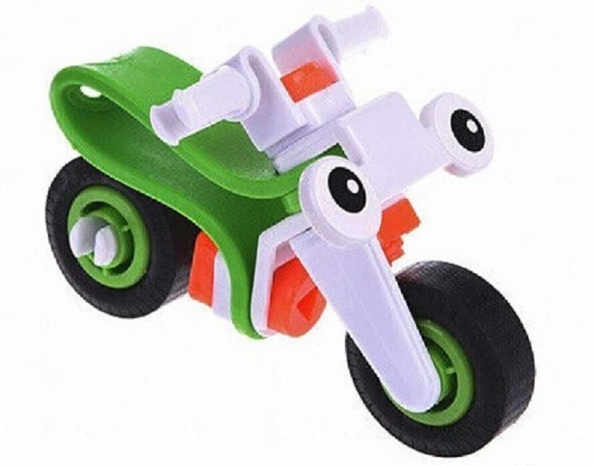 Interaktivní stavebnice Build & Play - motorka