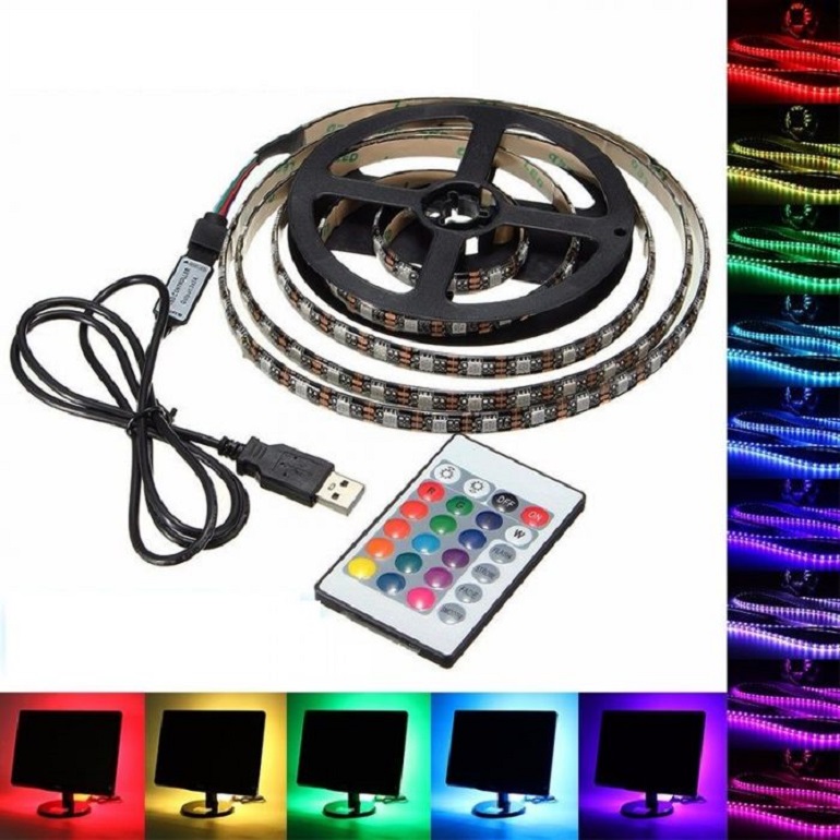 LED RGB pásek za televizi - 3 metry