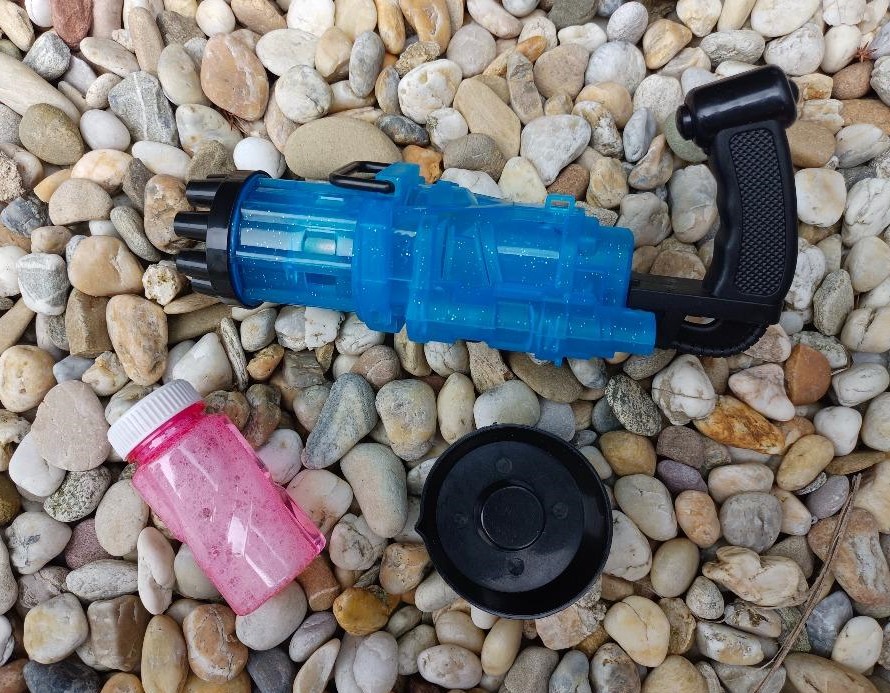 Bublinková pistole 8 Bubble Blaster - modrá