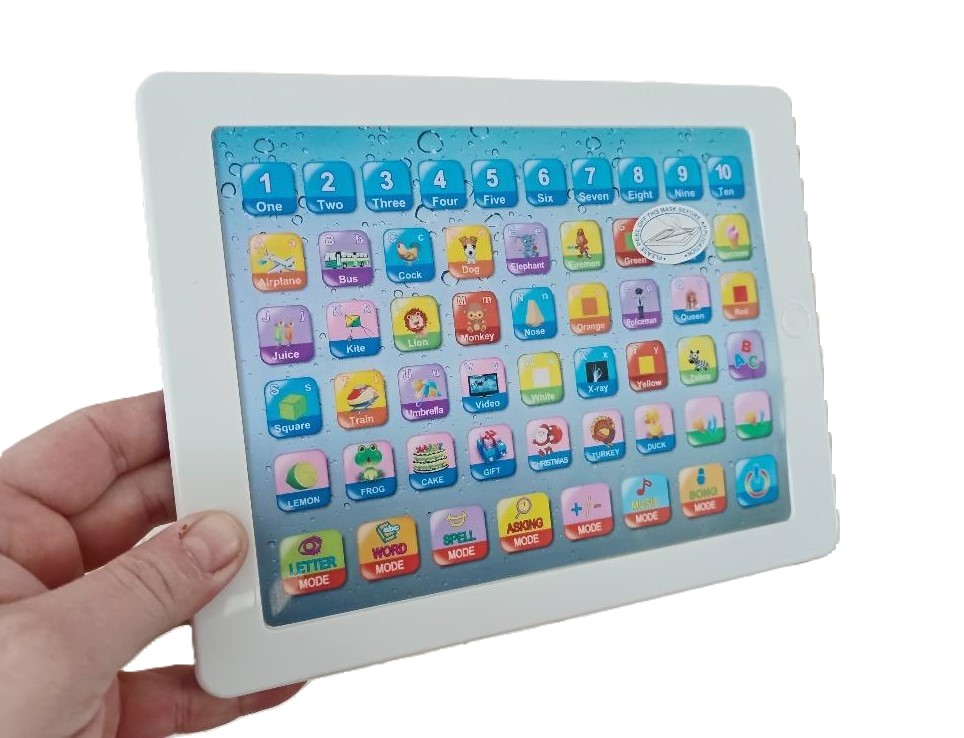 Chytrý vzdělávací tablet pro děti - zelený