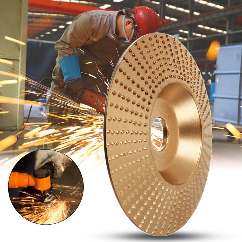 Brusný řezbářský kotouč pro úhlovou brusku 125 mm - rovná hrana