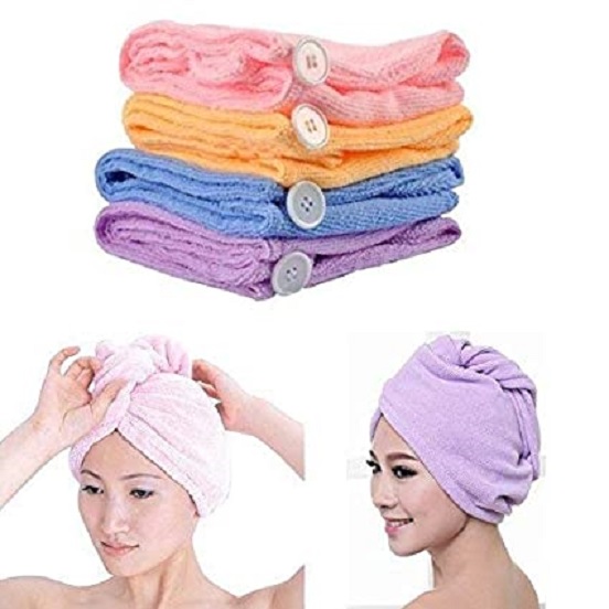 Rychleschnoucí turban na hlavu - oranžový