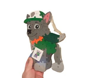 Vzdělávací dřevěné Puzzle Tlapková patrola - Rocky