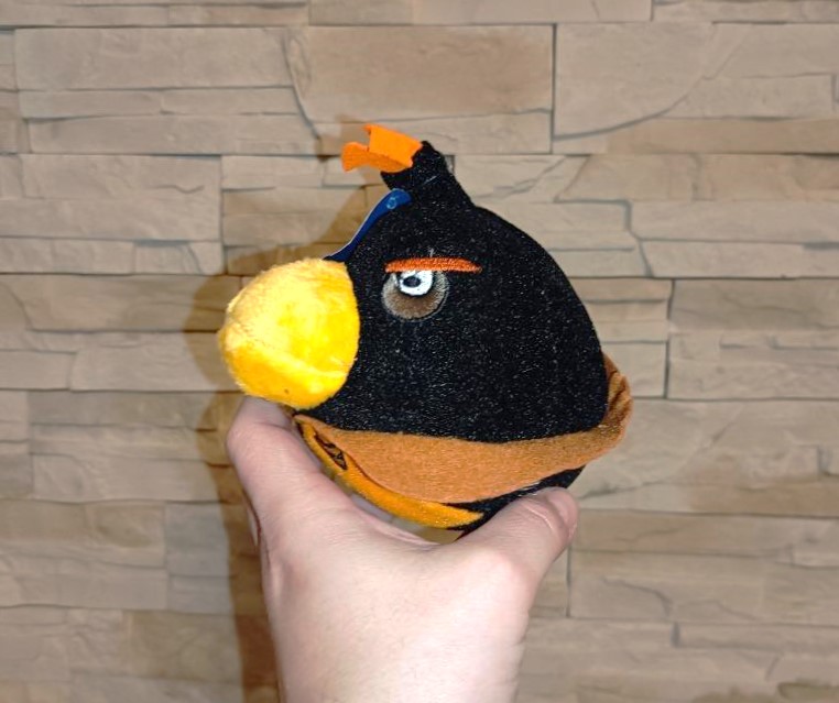 Plyšová hračka Angry Birds Space - černý