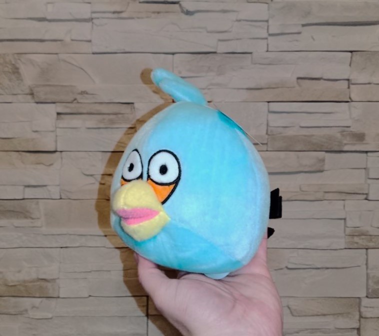Plyšová hračka Angry Birds 15cm - modrý VÝPRODEJ