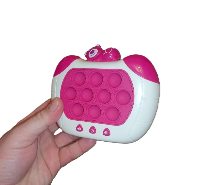 Elektronická hra Pop It Strawberry Teddy medvídek