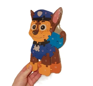 Vzdělávací dřevěné Puzzle Tlapková patrola - Chase