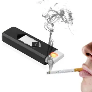 Elektronický USB zapalovač - černý