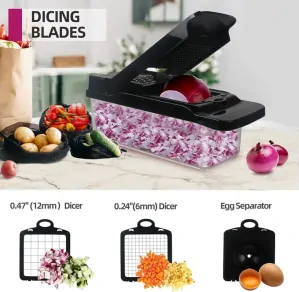 Multifunkční výklopný kráječ na ovoce a zeleninu Vegetable Copper