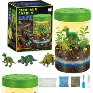 Dinosauří terárium s vlastní zahradou a osvětlením Dinosaur Garden