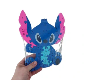 Vzdělávací dřevěné Puzzle Stitch