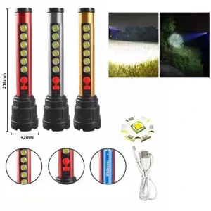 LED svítilna Flashlight Coba CB-T35 - červená
