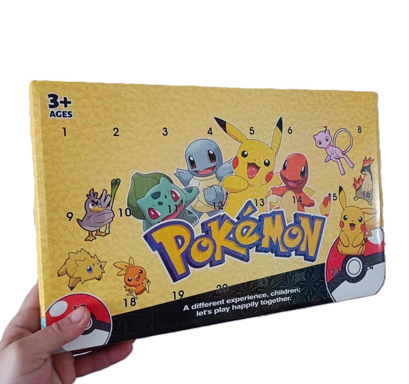 Mystery adventní kalendář s překvapením Pokémon 24ks