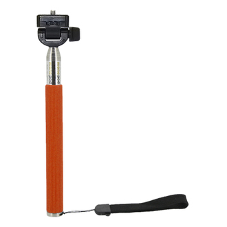 Teleskopická selfie tyč na mobil - oranžová