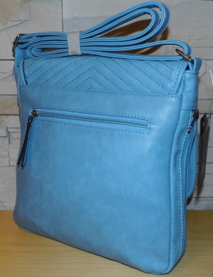 Kabelka Bag Crossbody 6662-6 - modrá VÝPRODEJ