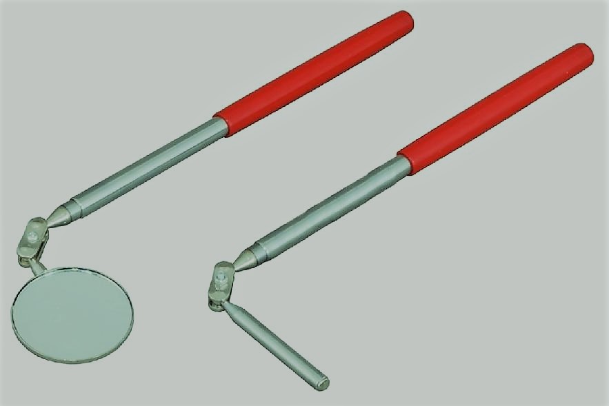 Teleskopické inspekční zrcátko s výsuvným magnetem - sada 2 kusy