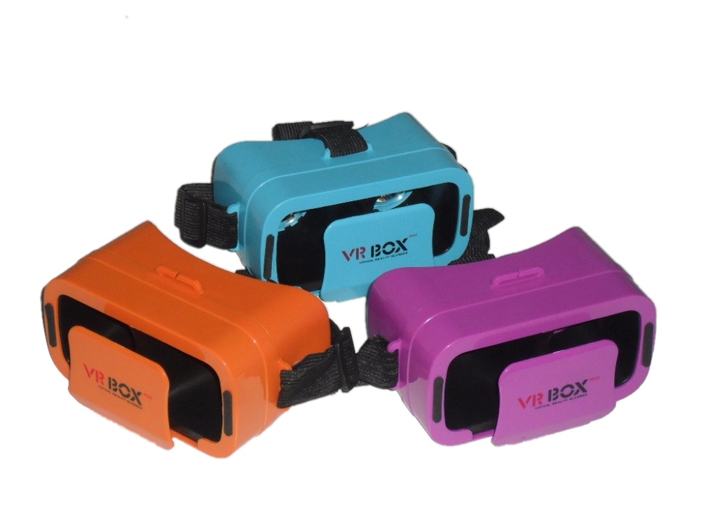 Virtuální 3D brýle na mobil VR BOX pro děti - více barev na výběr