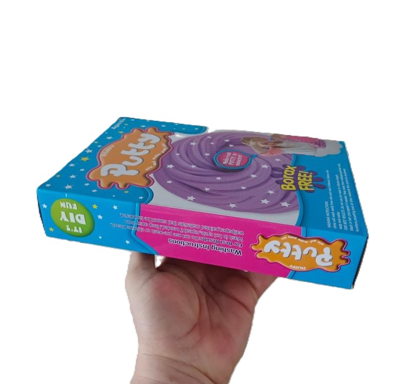 Výrobník slizu Fluffy Putty - modré balení