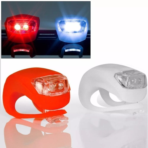 Silikonové LED světlo na kolo 2ks