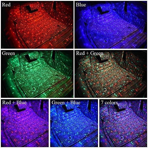 LED osvětlení do auta Disco koule