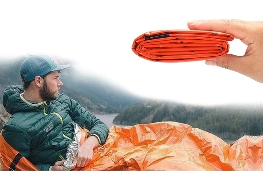 Nouzový outdoorový kempovací termální spací pytel 