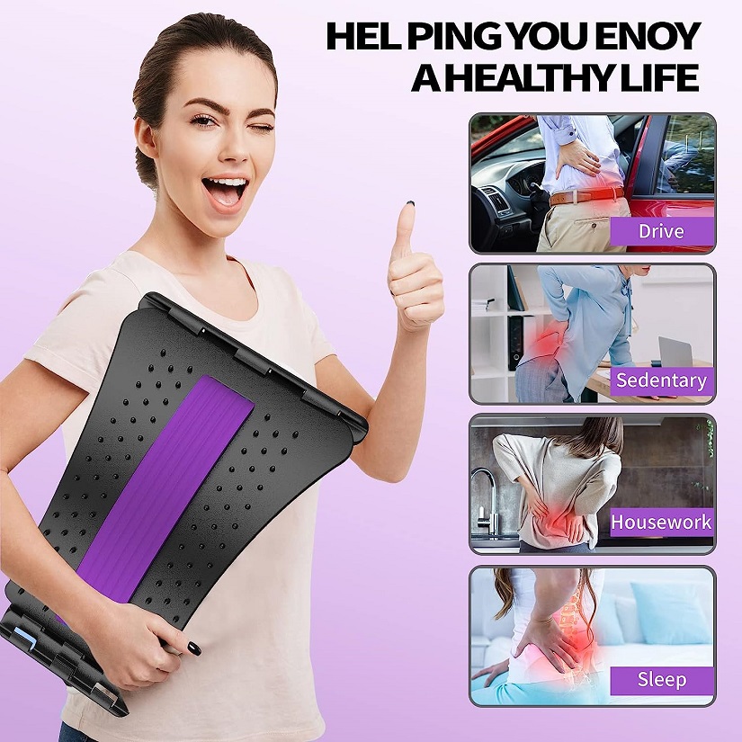 Opěrka pro masáž a protažení zad - Magic Back Support SMO-2972 