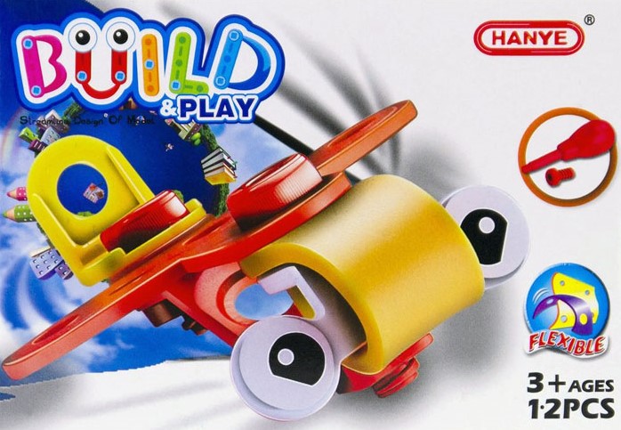 Interaktivní stavebnice Build & Play - letadlo