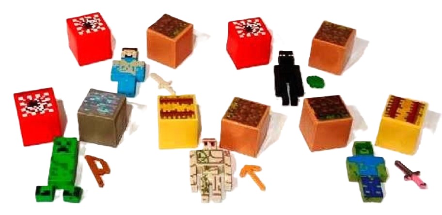 Figurka Minecraft s doplňky - více modelů na výběr VÝPRODEJ