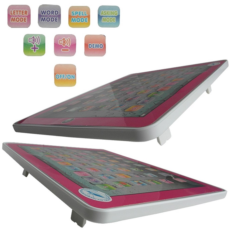 Chytrý vzdělávací tablet pro děti Y-Pad - růžový