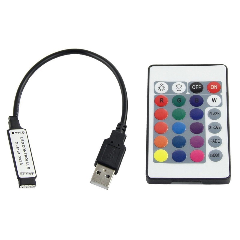 LED RGB pásek za televizi - 3 metry