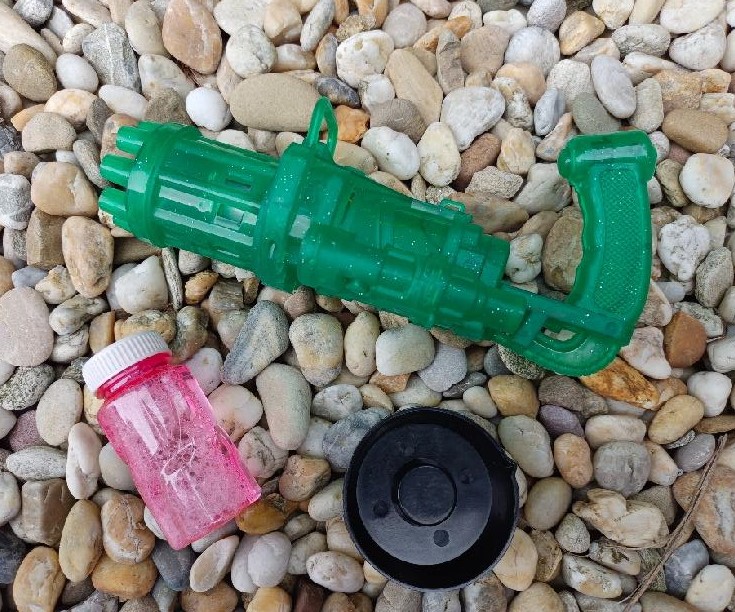 Bublinková pistole 8 Bubble Blaster - zelená